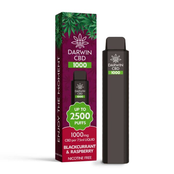 Darwin CBD 1000mg Disposable Vape 2500 Puffs - Image 2