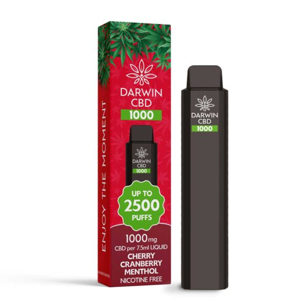 Darwin CBD 1000mg Disposable Vape 2500 Puffs - Image 3