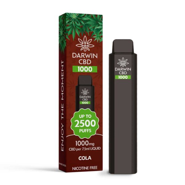 Darwin CBD 1000mg Disposable Vape 2500 Puffs - Image 5