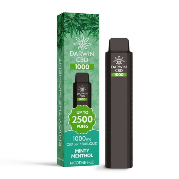 Darwin CBD 1000mg Disposable Vape 2500 Puffs - Image 7